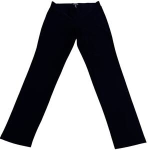 Eileen Fisher Washable Stretch Crepe Pants Womens M Black Pull On NWT